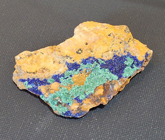 Azurite Stone Deep Blue Copper Mineral Display Specimen