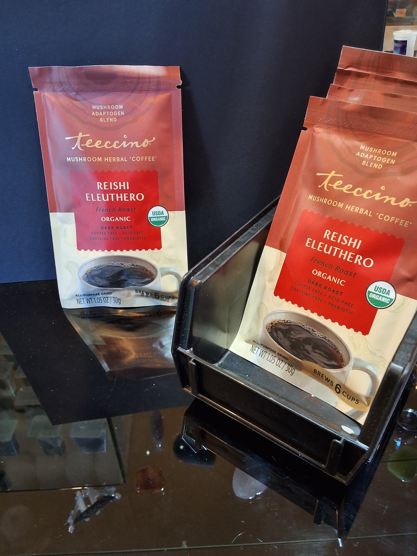 Reishi Eleuthero French Roast Mushroom Coffee Blend