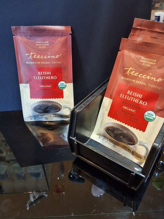 Reishi Eleuthero French Roast Mushroom Coffee Blend
