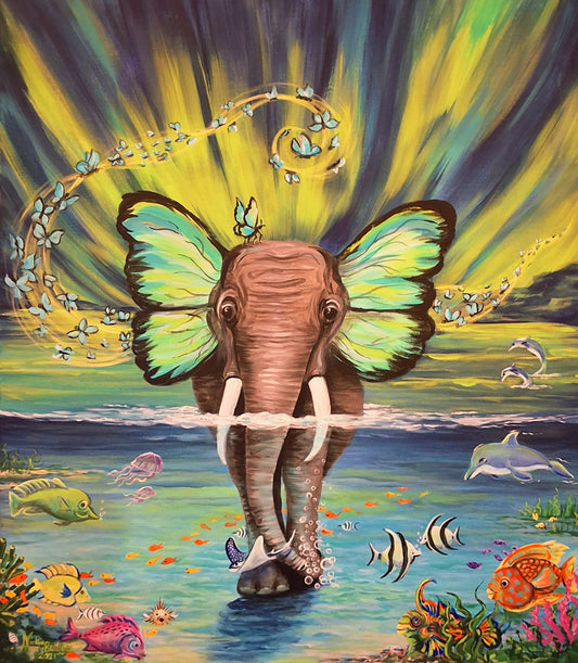 Aurora The Elephant - Artist: Nickie Bradley