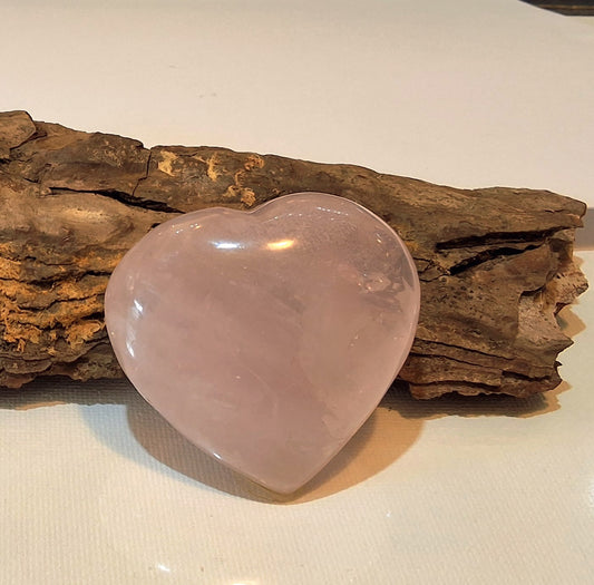 Rose Quartz Heart Crystal For Love Healing And Gift