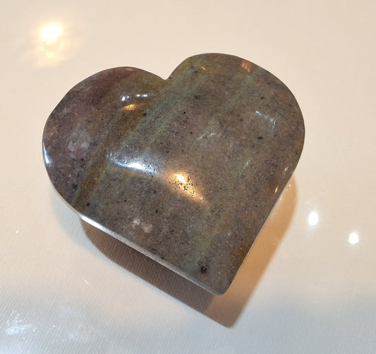 Aventurine Quartz Heart Gem For Luck And Creativity