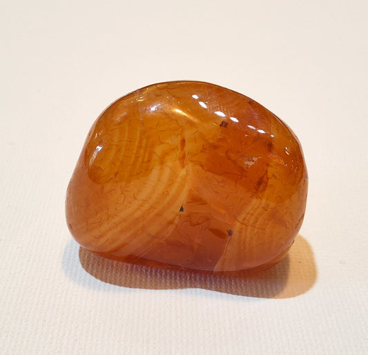 Polished Carnelian Agate Gemstone
