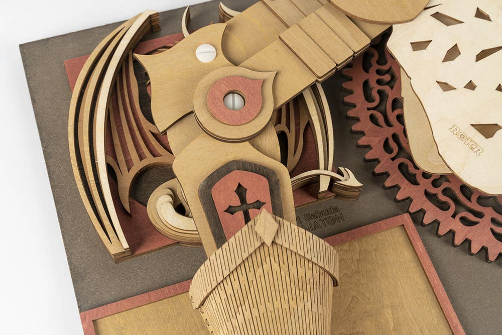 Wooden DIY Puzzles DA Vinci's Drawing Machine Models