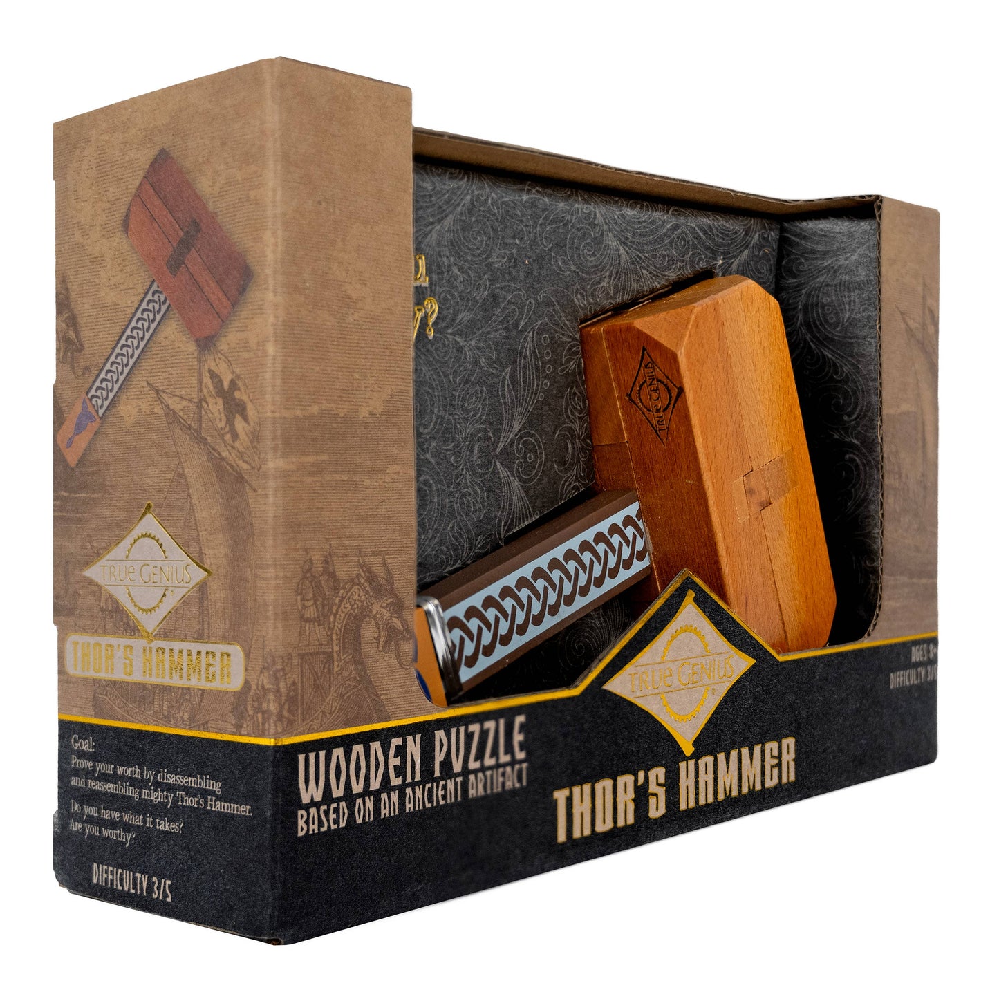 True Genius Thor's Hammer Puzzle