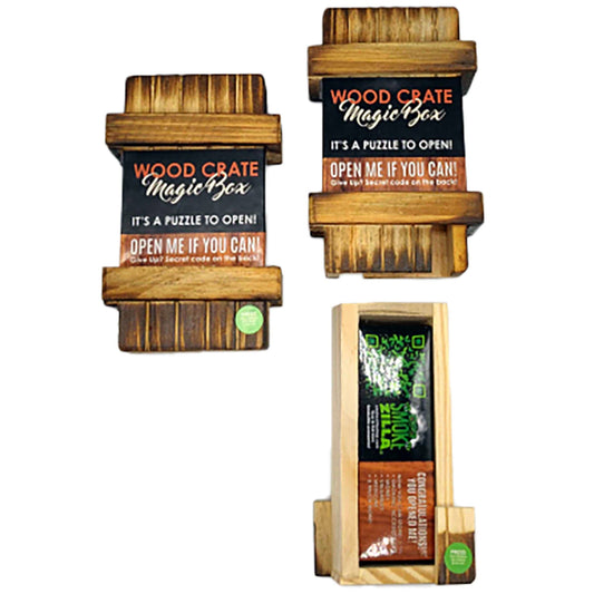 Smokezilla Wooden Crate Magic Storage Box- 6/Pack