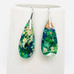 Colored Emperor Stone Geometric Agate Chakra Earrings Copper Nickel Free Lead Free Stylish Dainty Jewelry Gift For Her