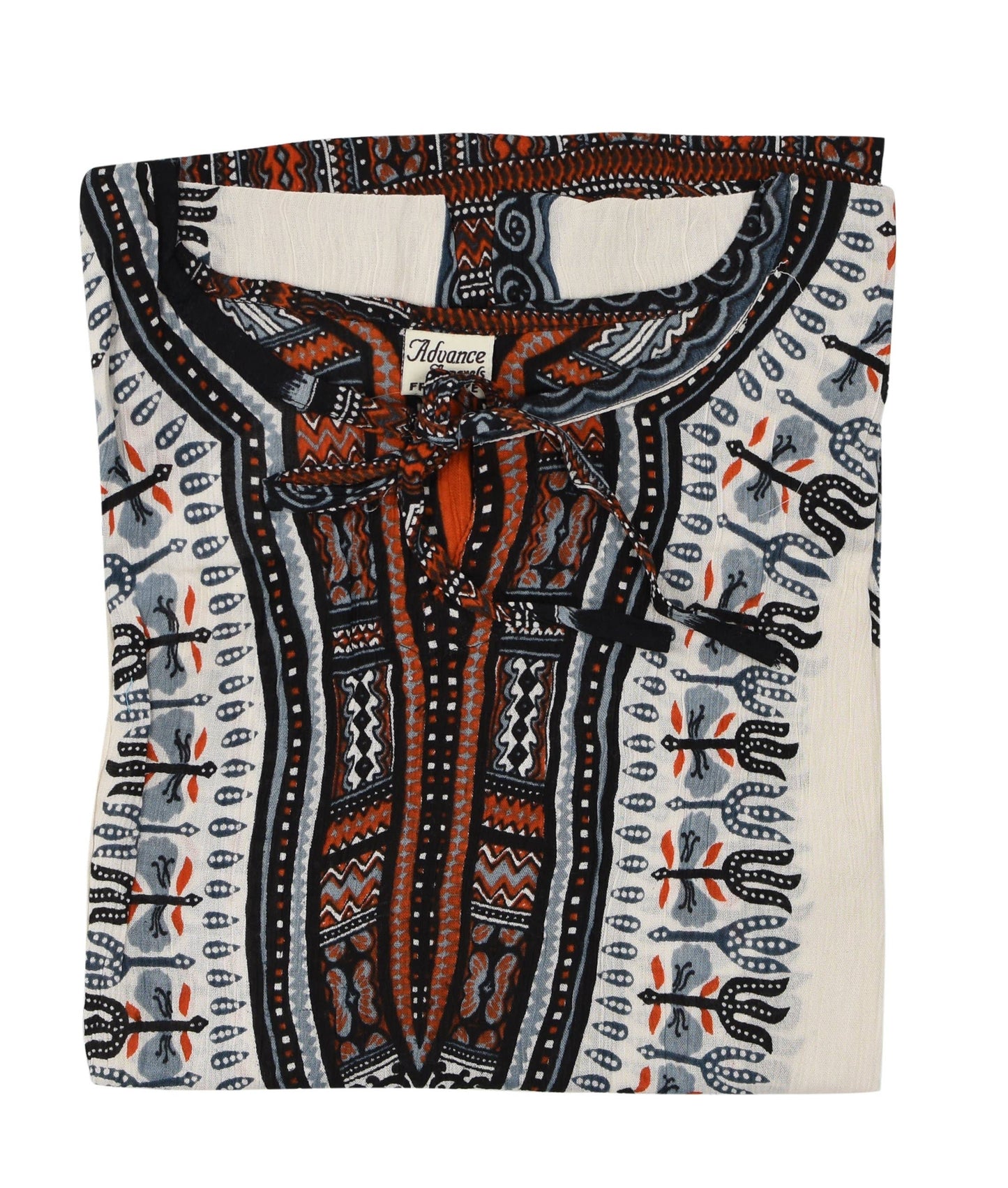 Traditional Dashiki Print Cover Up