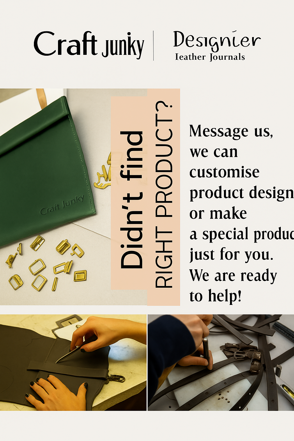 Handcrafted Leather Journal Notebook With Book Lover Print Quote Gift For Writers