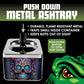 Smokezilla Push Down Metal Ashtray Assortment- 6/Display