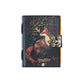 Traveler Leather Journal With Wolf Print Vintage Pages