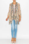 Classic All Lace Cardigan with Tiered Layers