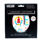 Luminary - Flakey - Christmas Noel with Snowflakes