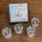 Sea Witch Tealight Crystal Candles, Ritual Candles