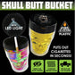 Smokezilla Skull Butt Bucket with Light Assortment- 12/Pk