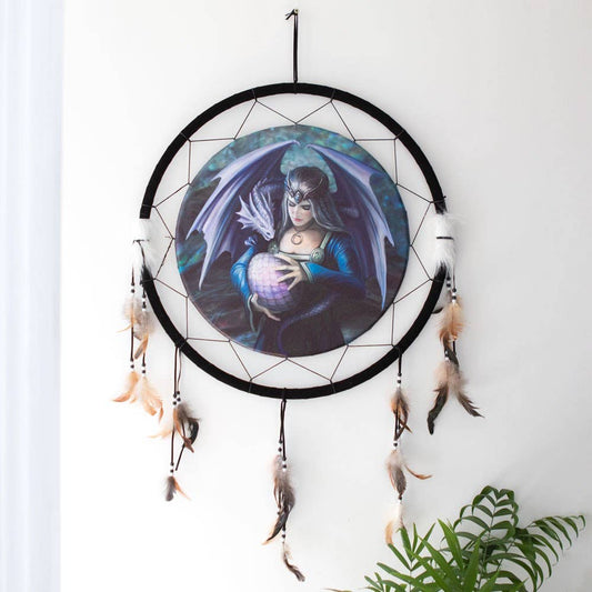 Siblings Dreamcatcher by Anne Stokes
