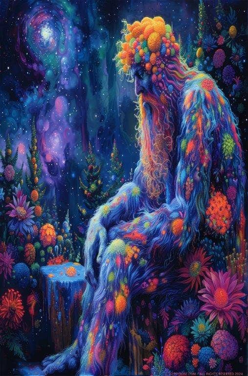 BigFoot's Trippy Pondering Tapestry