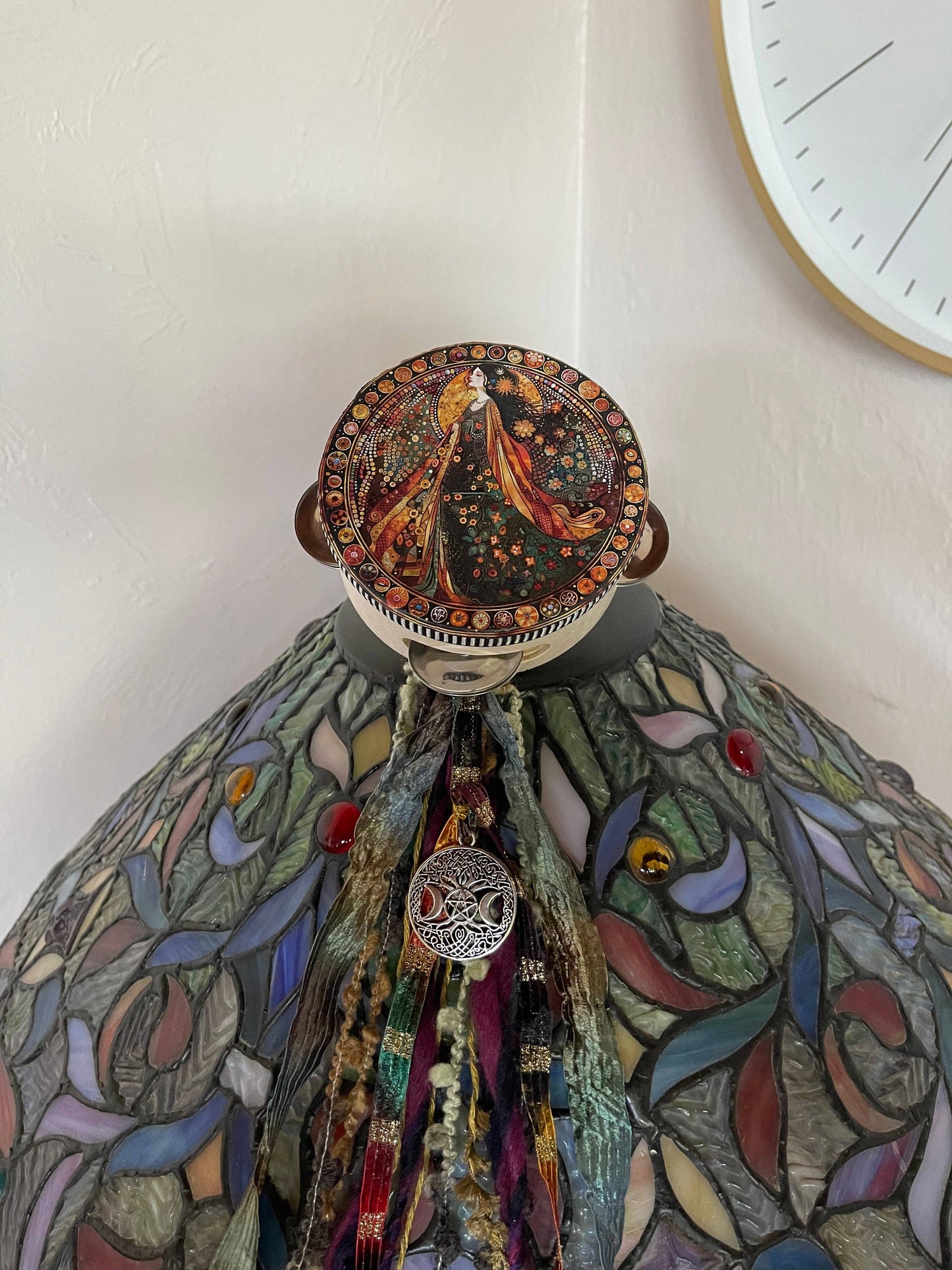 Practical Magic Goddess Tambourine Wall Hanging,