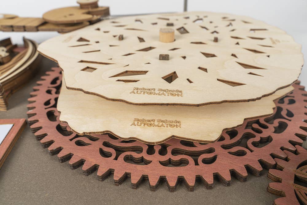 Wooden DIY Puzzles DA Vinci's Drawing Machine Models