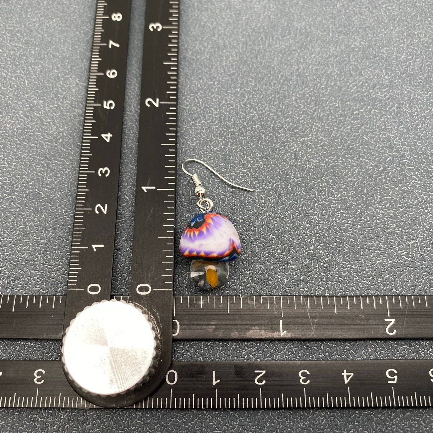 Multi Style Polymer Clay and Glass Mushroom Earrings