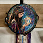 Charmed Fortune Teller Crystal Ball Charm Tambourine Wall Accent, Bodhi Home Decor