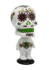 White Day of the Dead Bobblehead