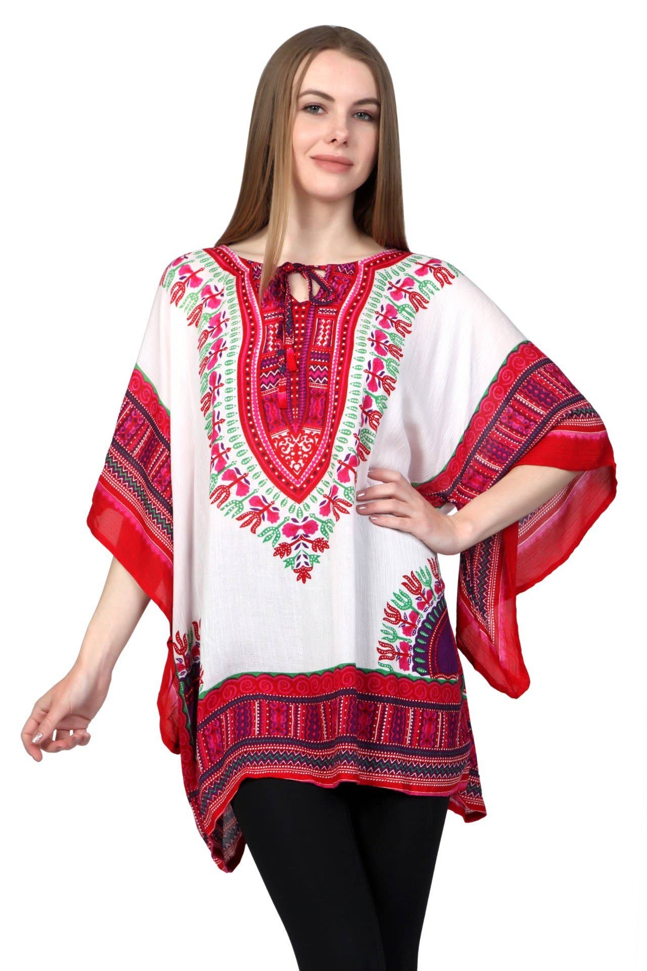 Traditional Dashiki Print Cover Up