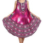 Digital Dashiki Print Sleeveless Umbrella Dress