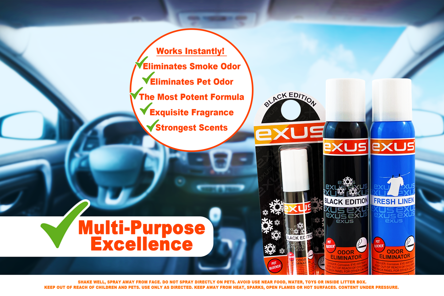 Exus & Co (8 units) Odor Eliminator - Pot Blocker