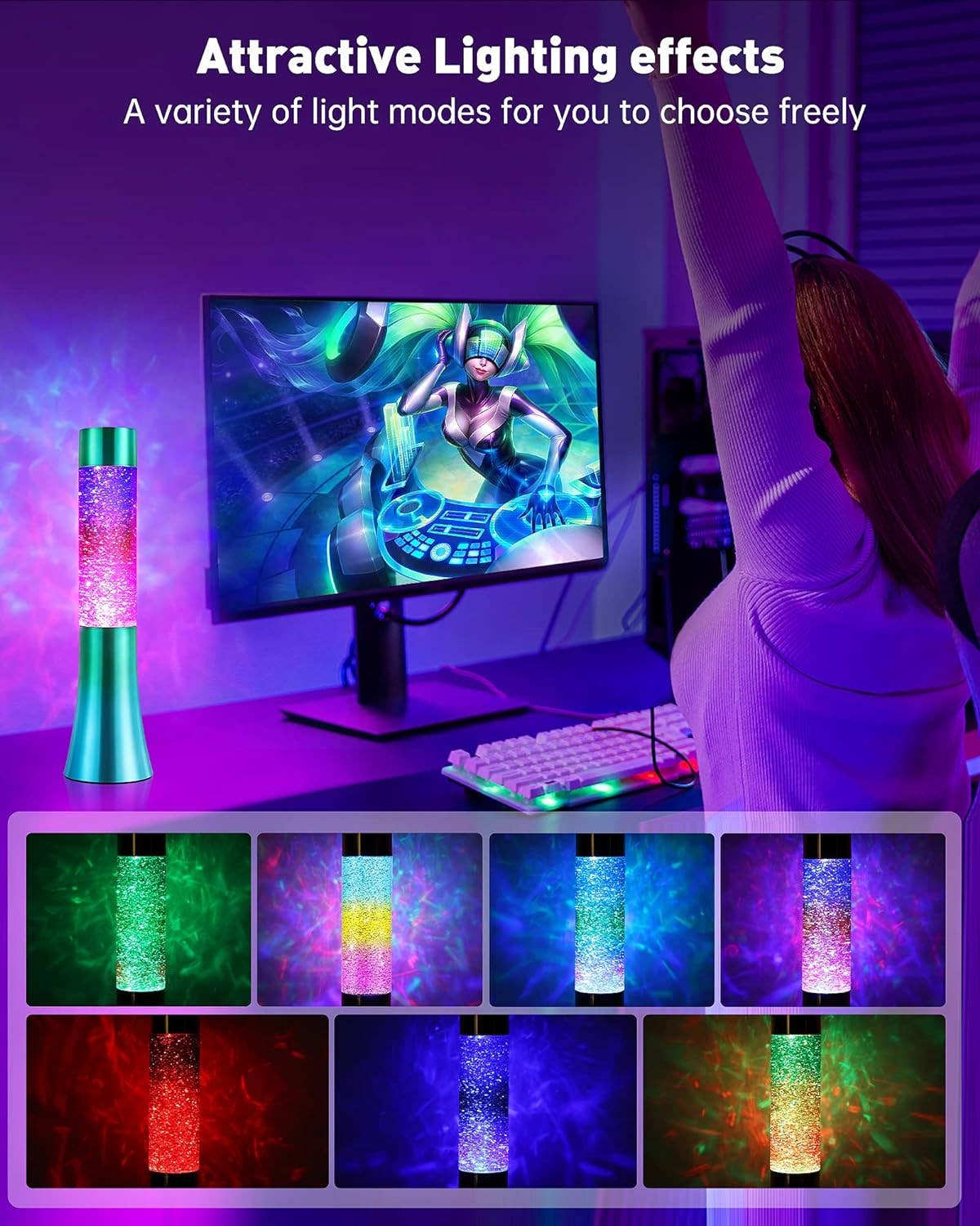 Lava Lamps- Original Retro Mood Lighting- 4907