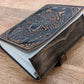 Wolf Embossed Leather Journal with 200 Handmade Pages