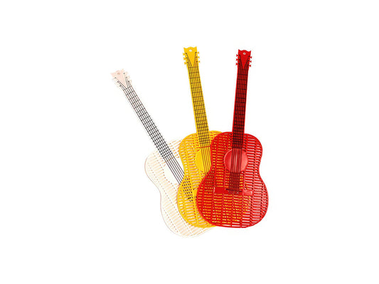 ASSORTED COLOR GUITAR FLYSWATTER