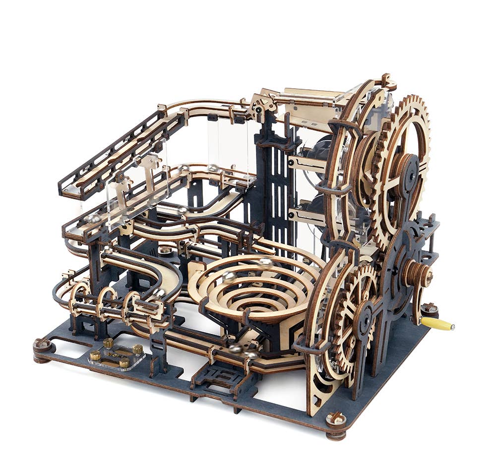 Marble Night City 3D Wooden Mechanical Model