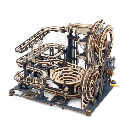 Marble Night City 3D Wooden Mechanical Model