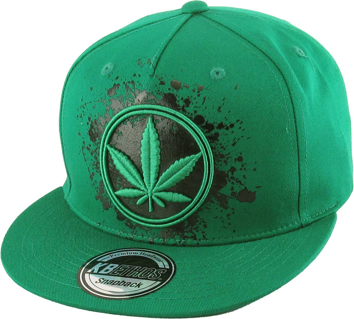 MARIJUANA LEAF SNAPBACK