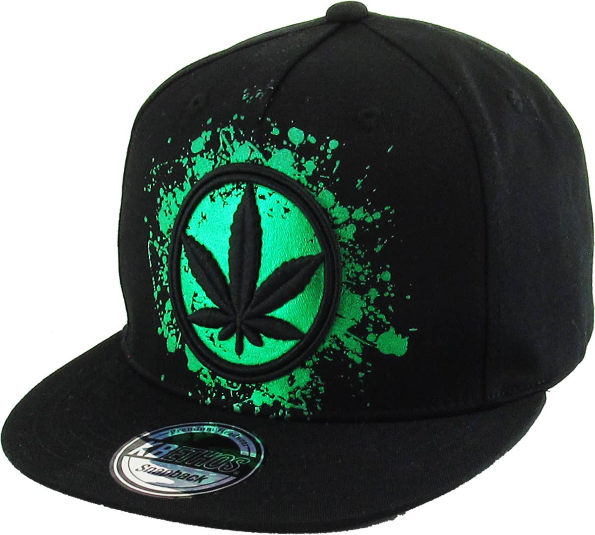 MARIJUANA LEAF SNAPBACK
