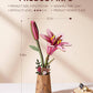 Pink Lily Rosewood DIY Wooden Flower Bouquet 3D