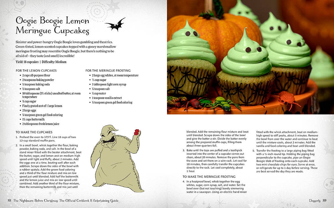 The Nightmare Before Christmas Official Cookbook Entertaining Guide