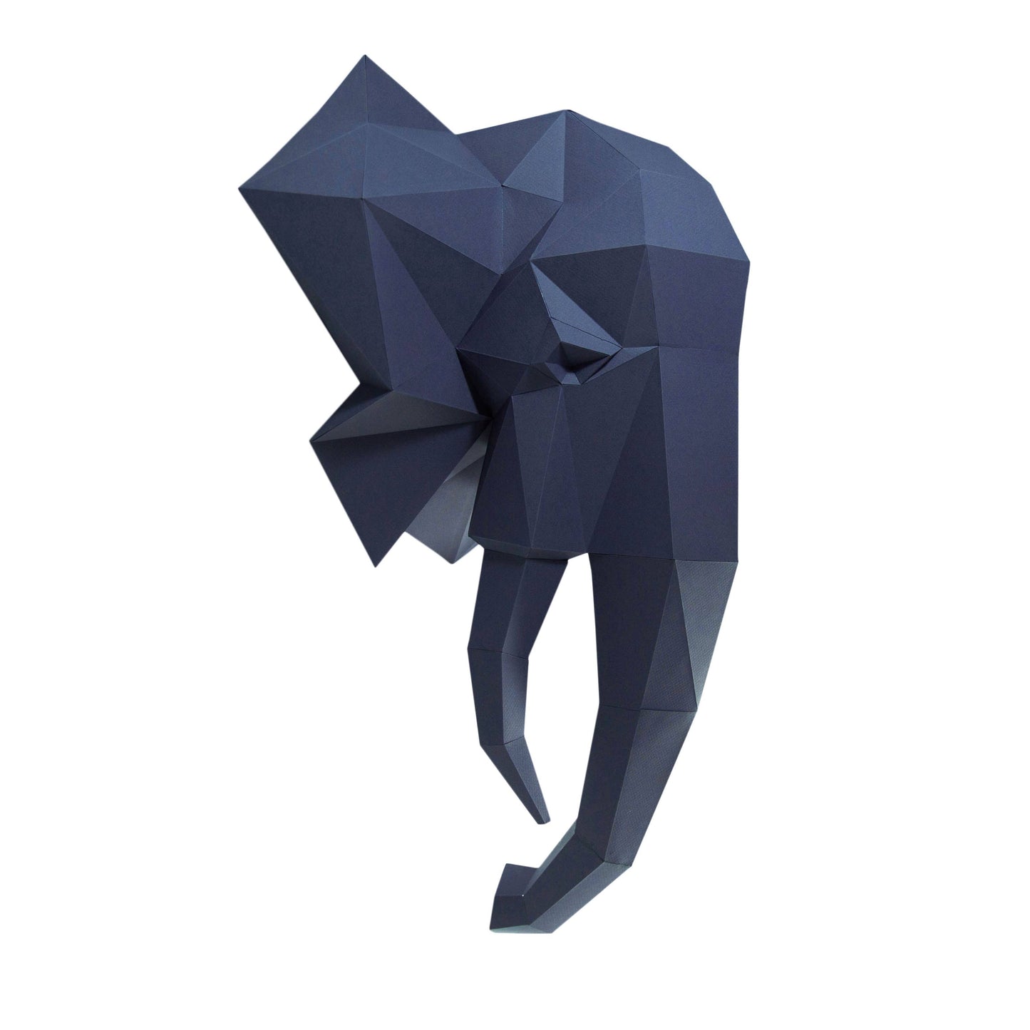 Elephant Head 3D PaperCraft Origami Wall Art