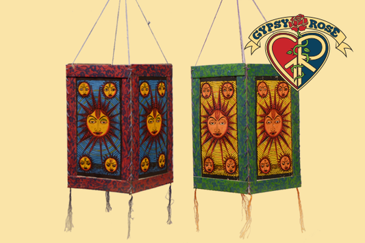 Celestial Heavens 4 Sided Printed Paper Lanterns