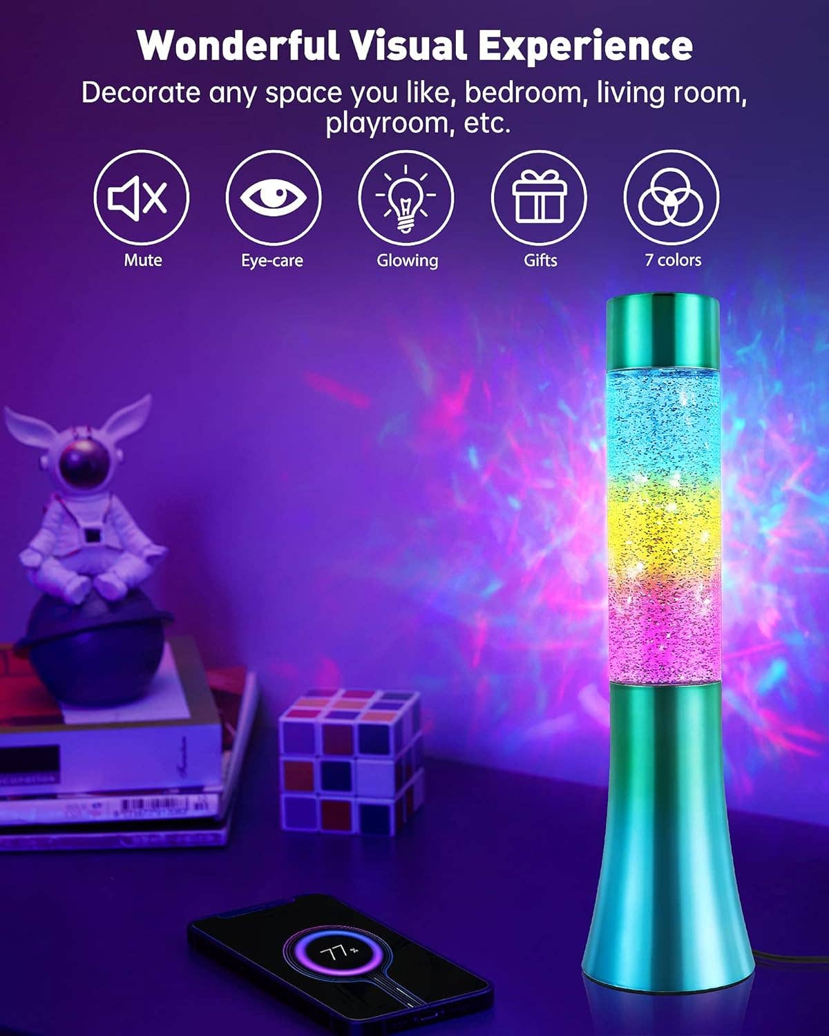 Lava Lamps- Original Retro Mood Lighting- 4907