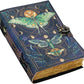 Leather Journal Vintage Notebook With Butterfly Print