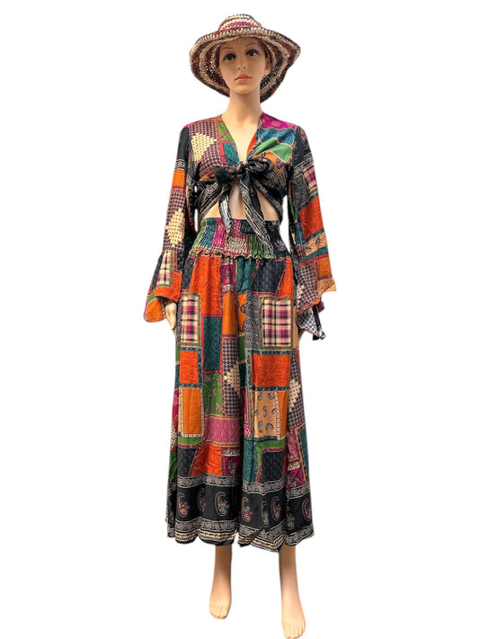 RAYON WOVEN TROUSER AND TOP - KTB 472