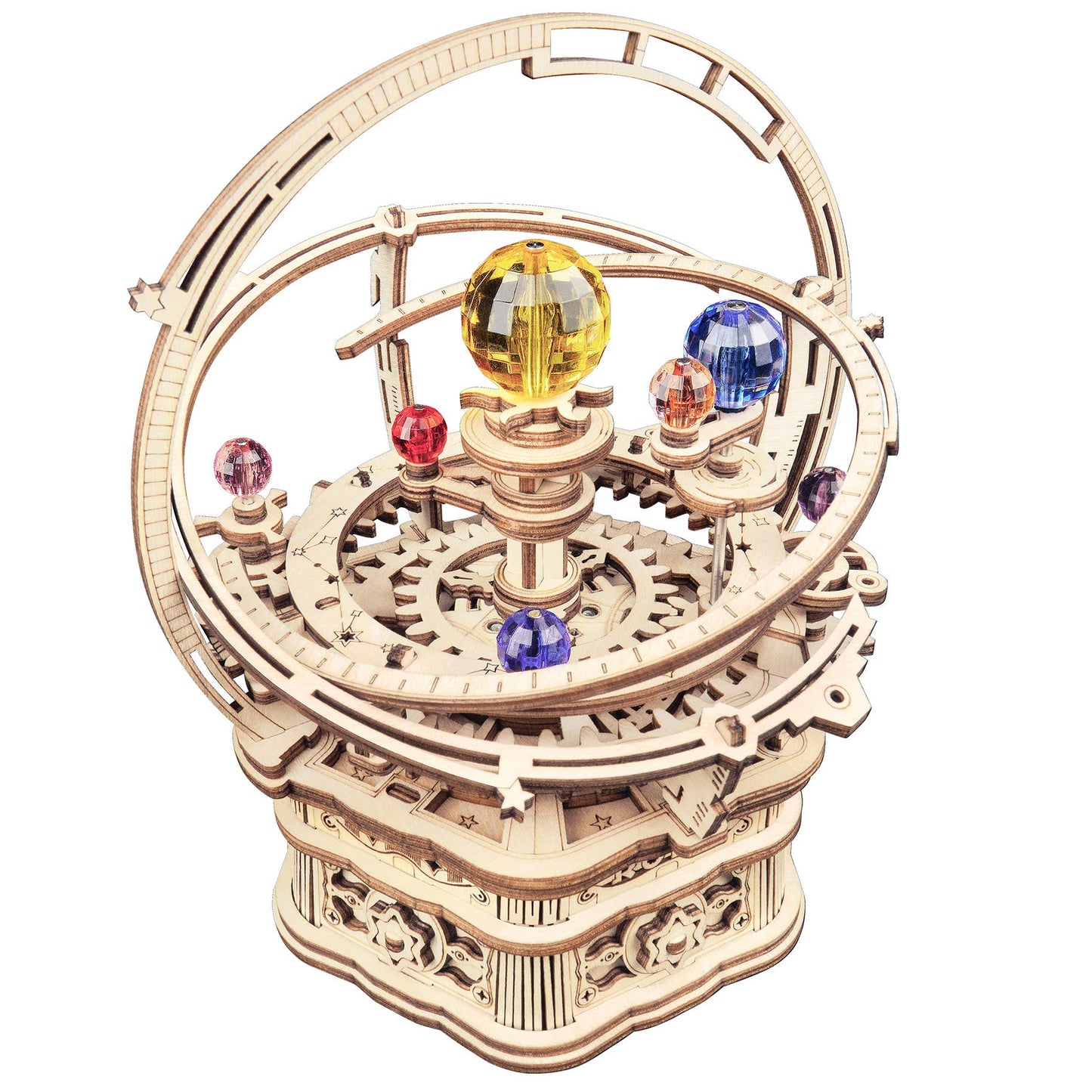 Starry Night Orrery Mechanical Music Box