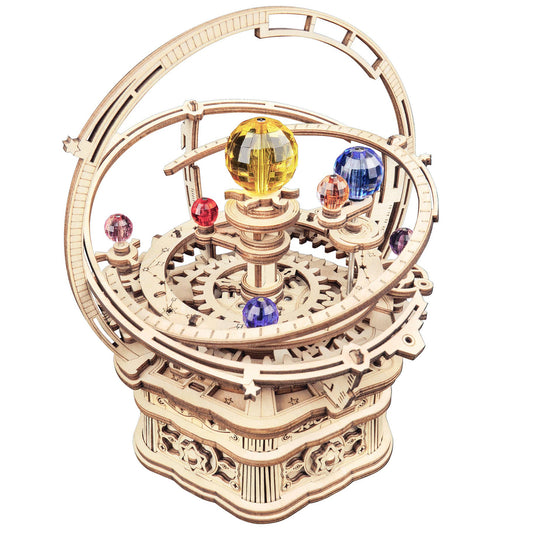 Starry Night Orrery Mechanical Music Box