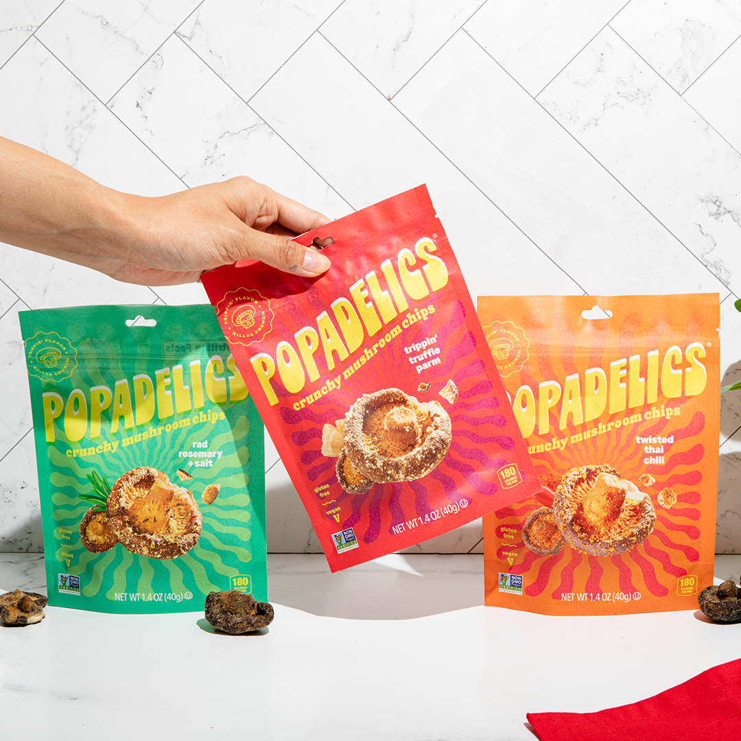 Crunchy Mushroom Chips- Variety Pack