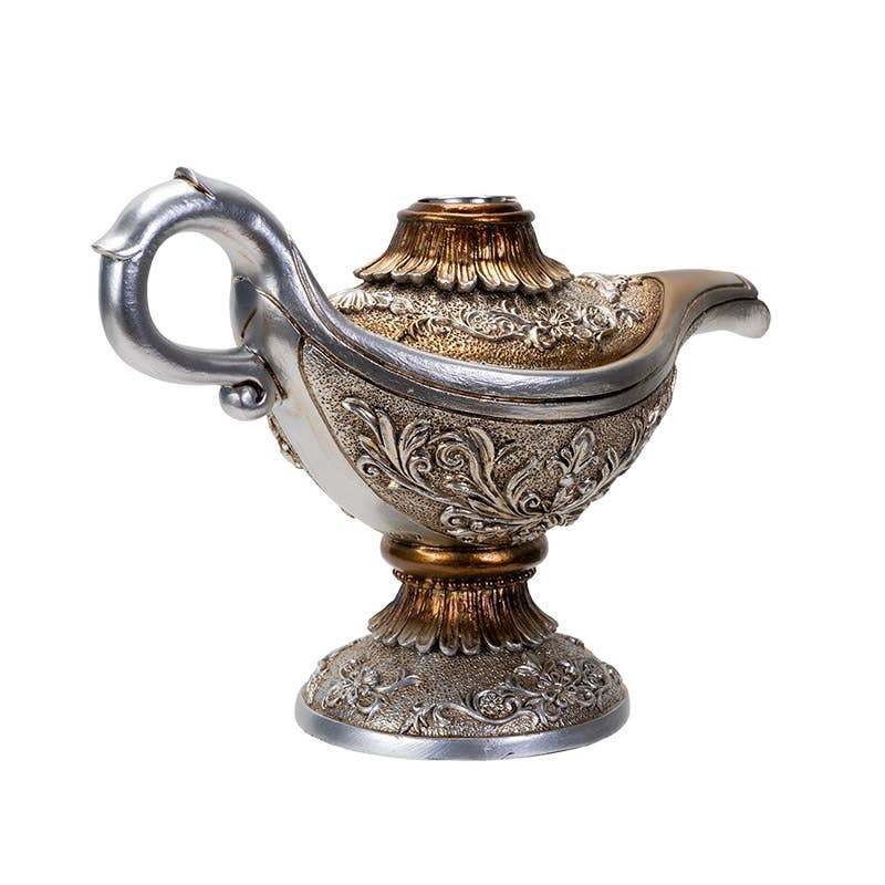 14320 Aladin's Genie Lamp Backflow Incense Burner