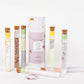 NEW BATH SALTS IN A 8'' GLASS TUBE-bath soak, bath salts -432