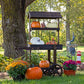 Country Market Flower Stand Raised Garden Bed - Charred Fir
