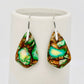 Colored Emperor Stone Geometric Agate Chakra Earrings Copper Nickel Free Lead Free Stylish Dainty Jewelry Gift For Her